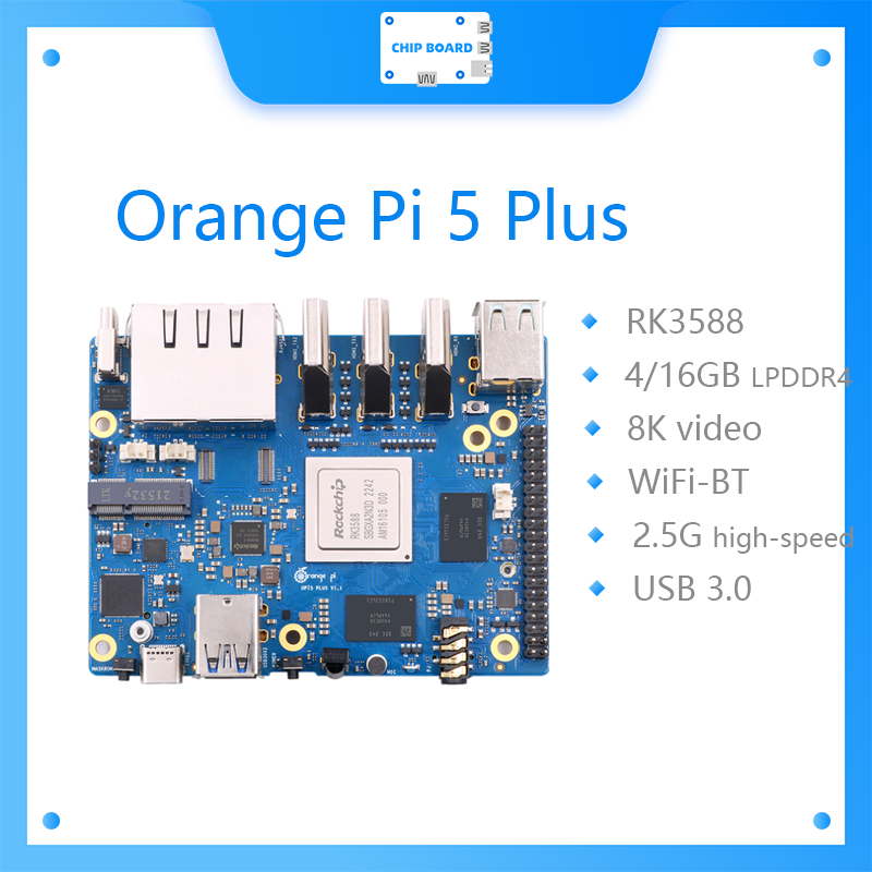 Rockchip Rk3588 Development Board - Orange Pi 5 Plus シングルボードコンピュータ RK3588